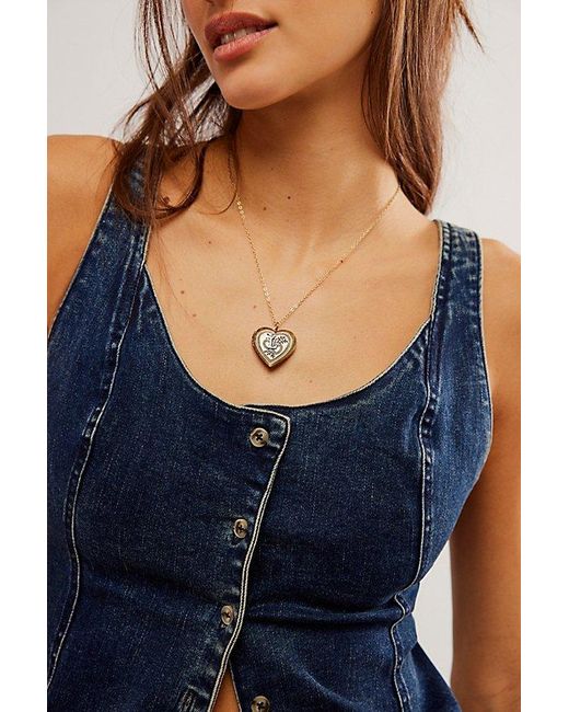 Free People Blue Kara Vest Jacket At In Clear Stream, Size: Xs