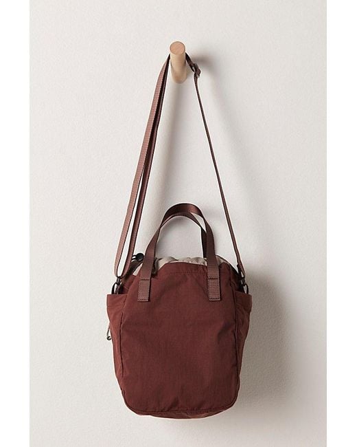 Bellroy Red Cinch Bucket Bag