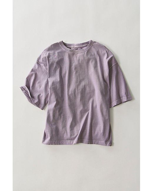 Free People Purple Perfect Oversized Tee