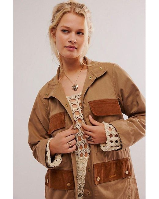 Barbour Brown Maeva Utility Jacket