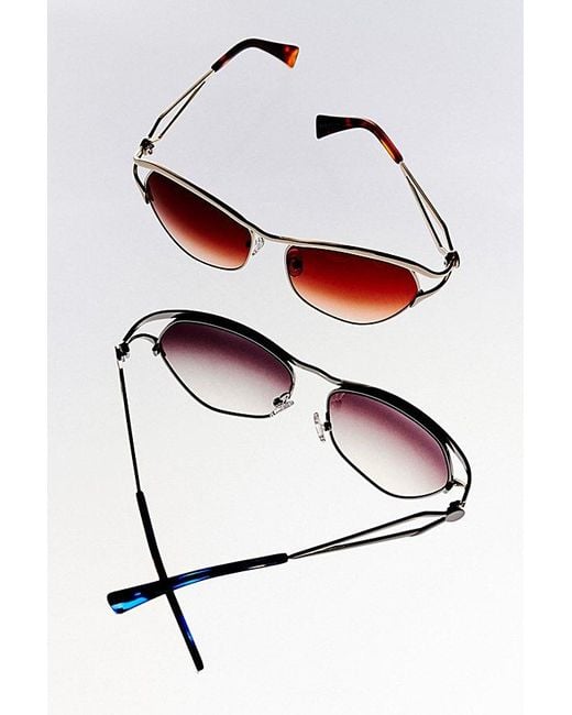 Free People Black Priestly Premium Polarized Sunglasses