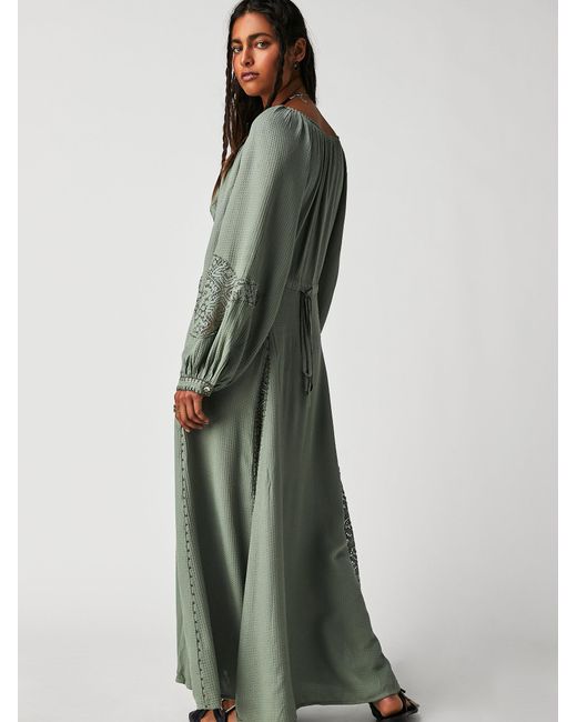 free people southwest lace maxi dress Free People Women's Southwest Lace Maxi Dress - Plum