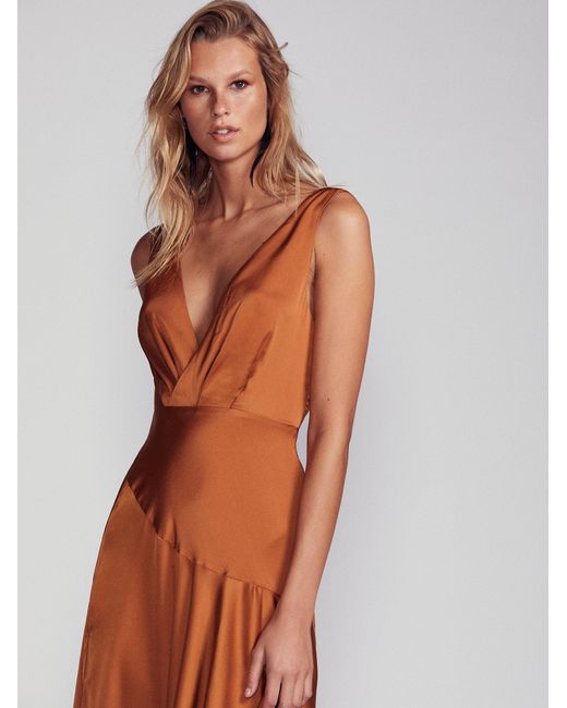 Free People Essie Maxi Dress in Brown Lyst