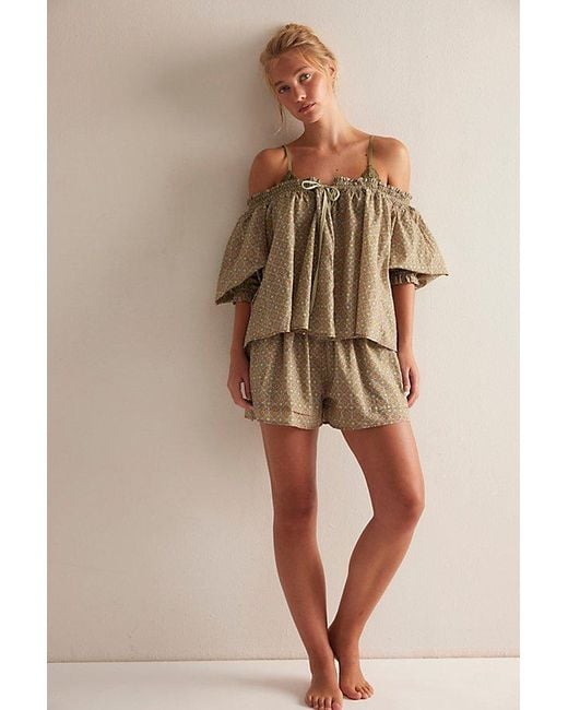 Free People Natural Brighter Days Lounge Set