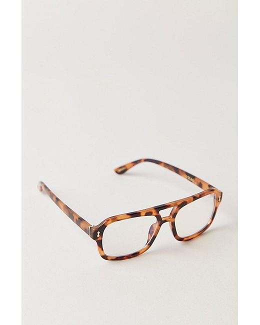 Free People Multicolor Royal Aviator Light Glasses