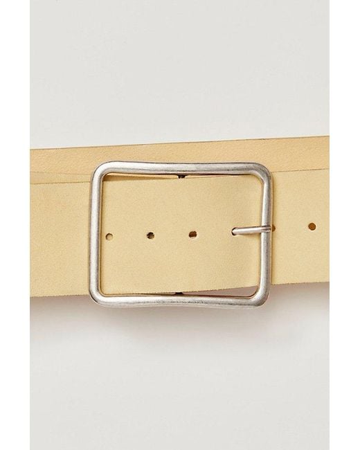 Free People Suede Hex Hip Belt in Natural | Lyst display picture 3