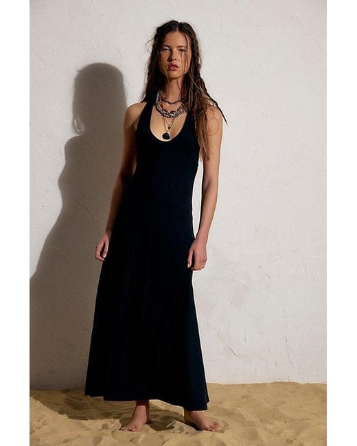 free-est Black Good Feels Spice It Up Midi Dress By