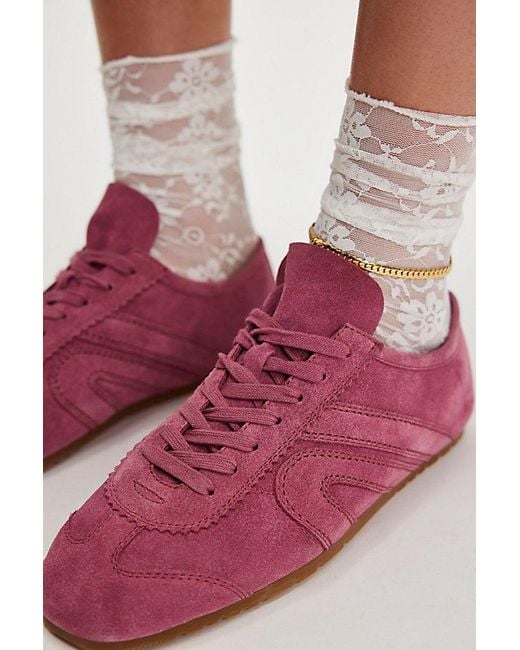 Jeffrey Campbell Blue Willow Suede Sneakers By
