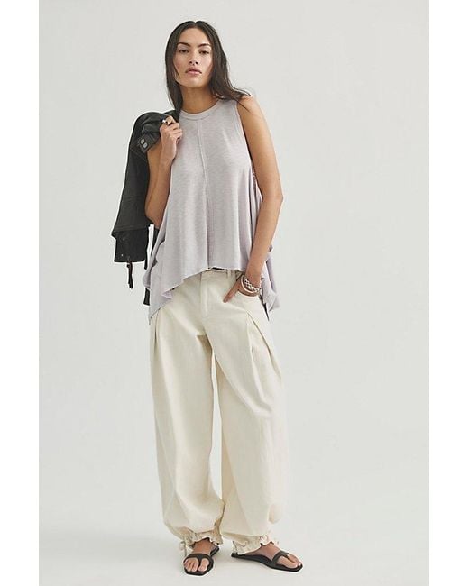 Free People Gray Ari Tank Top