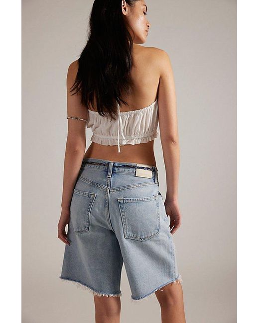 Citizens of Humanity Blue Exclusive Ayla Shorts