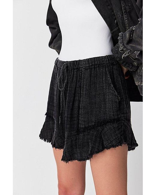 Free People Black Fp One Solona Shorts