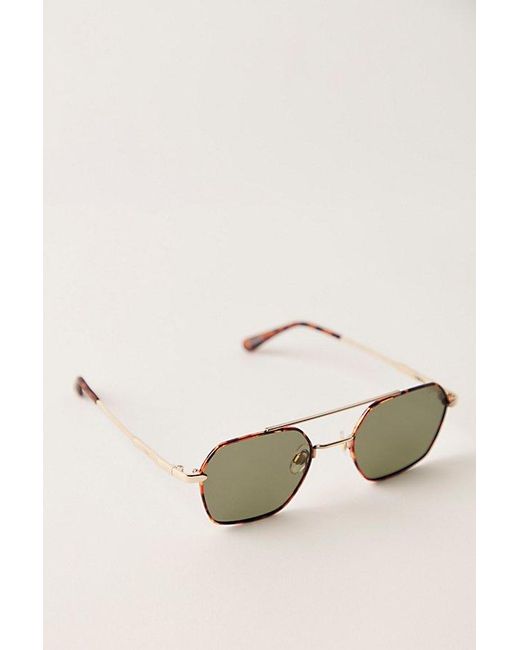 Free People Green Sara Polarized Sunnies
