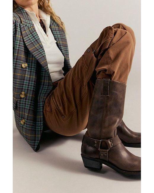 Frye Gray Harness 12R Boots