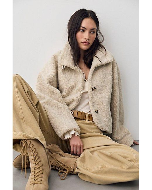 Free People Brown Softest Touch Jacket