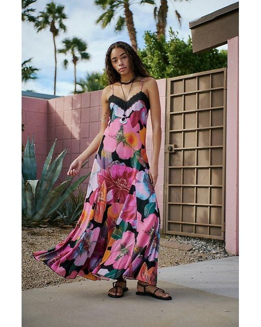 Free People Red Bloomspell Maxi Dress