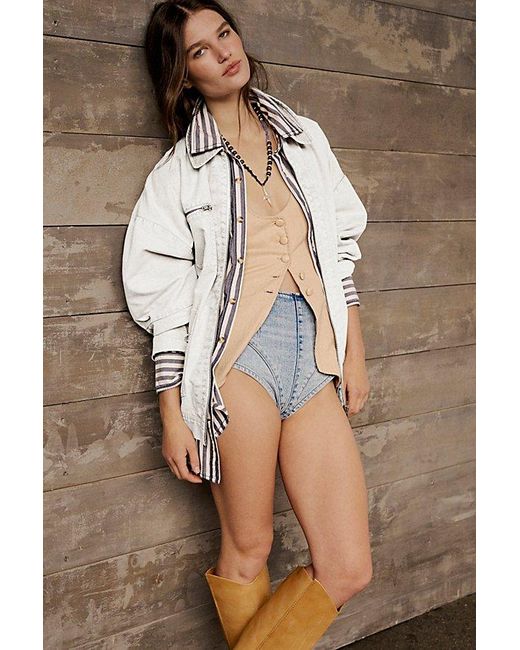Free People Multicolor Easy That Canvas Jacket