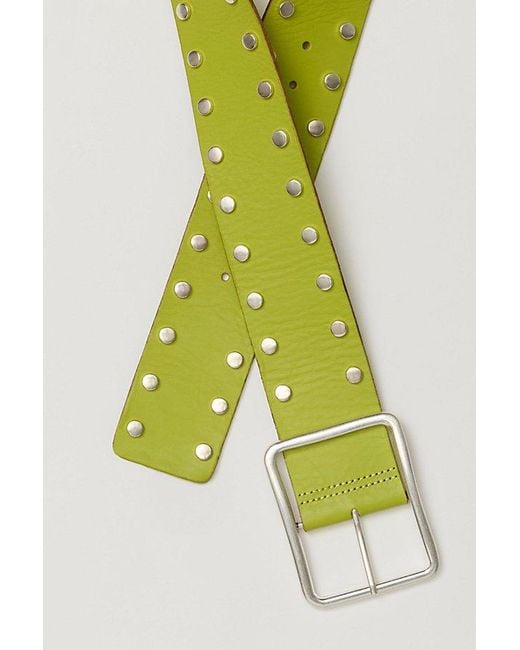Free People Yellow Hex Hip Belt