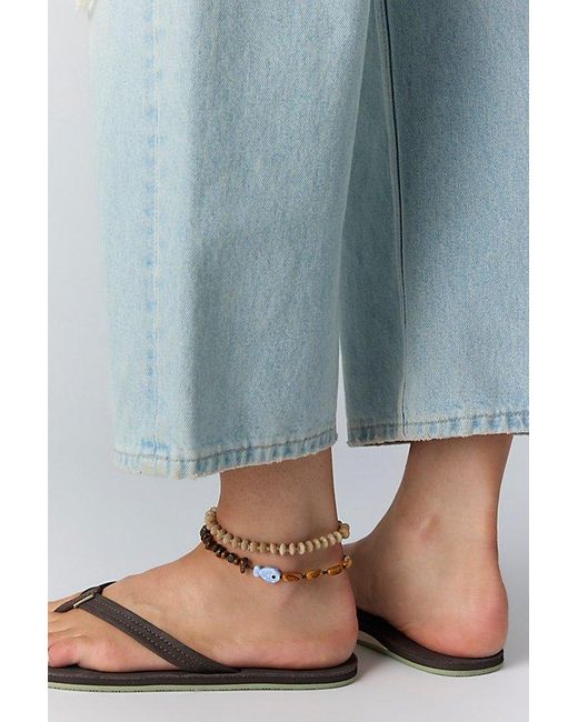 Hari Mari Blue Fields Flip Flops By