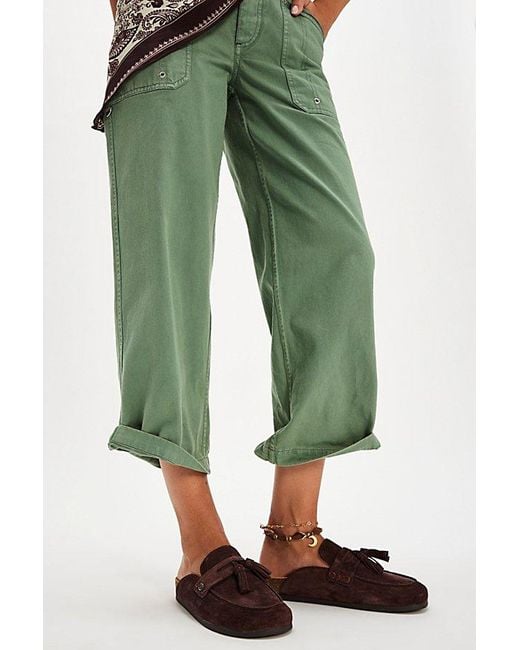 Sam Edelman Green Astrid Tassel Mules