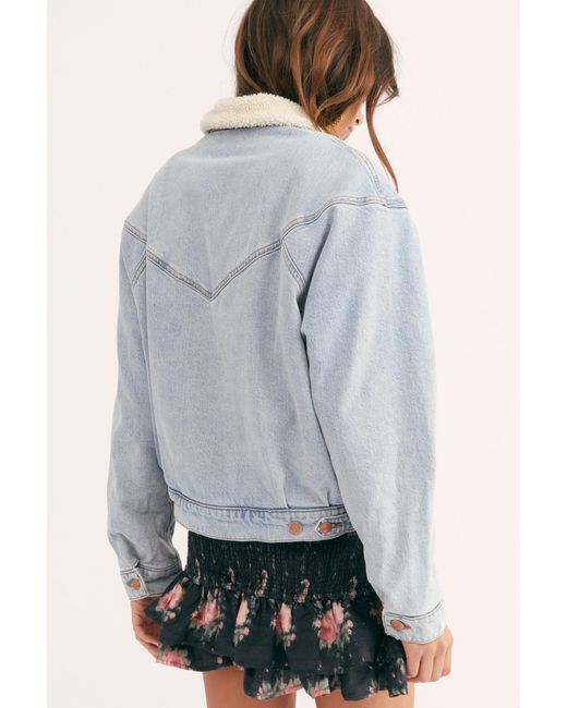 Denim 80s Sherpa Jacket By Wrangler 