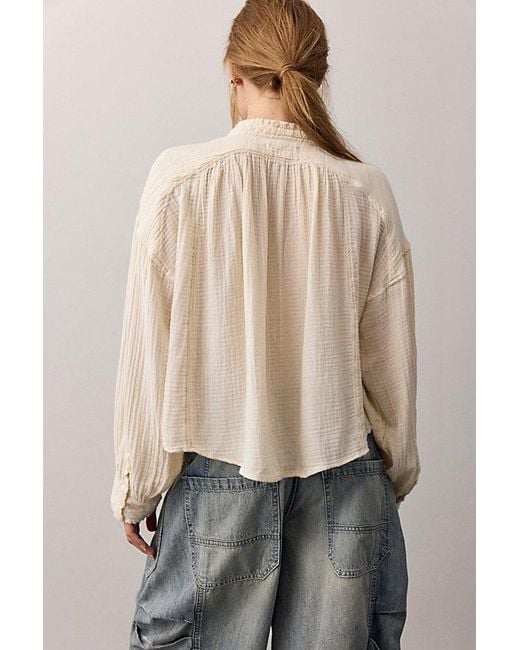 Free People Natural Sundown Blouse