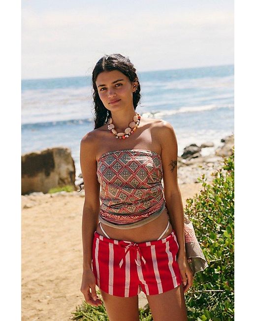 free-est Red Hot Hot Hot Micro Shorts By