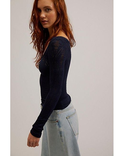 Intimately By Free People Black So Many Likes Long Sleeve