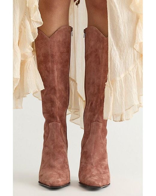 Jeffrey Campbell Natural Sweet Talker Tall Boots