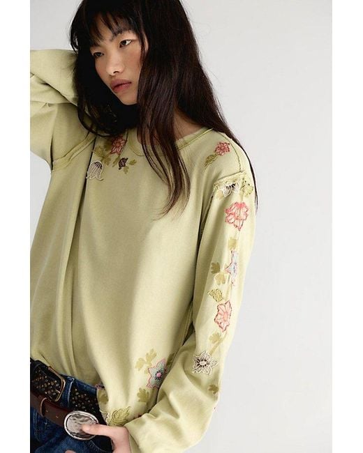 Free People Natural Vines Long Sleeve