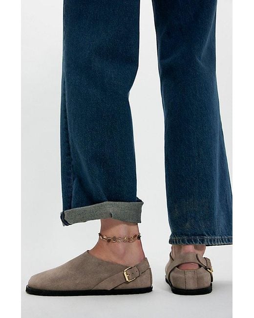 Silent D Blue Mia Mules By