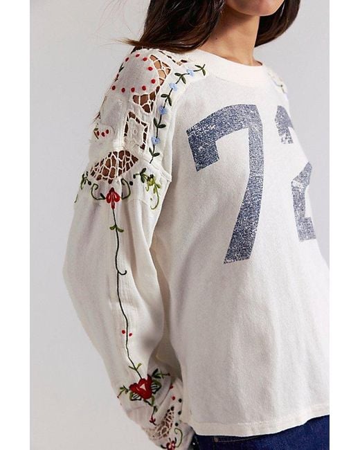 Free People Gray We The Free Lilith Tee