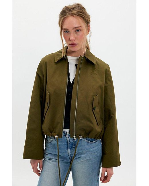 Closed Green Sportive Blouson Jacket