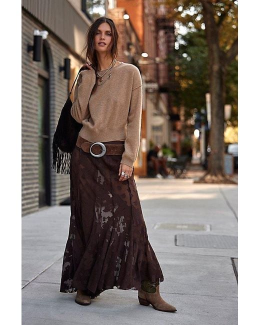 Intimately By Free People Gray Maybe Baby Maxi Slip Skirt By