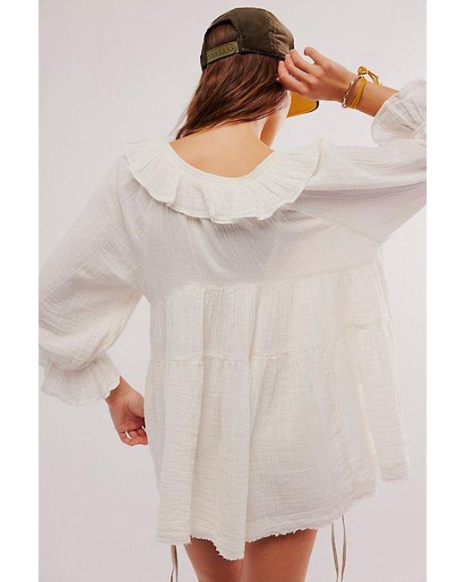 Free People White We The Free Sun Sister Top