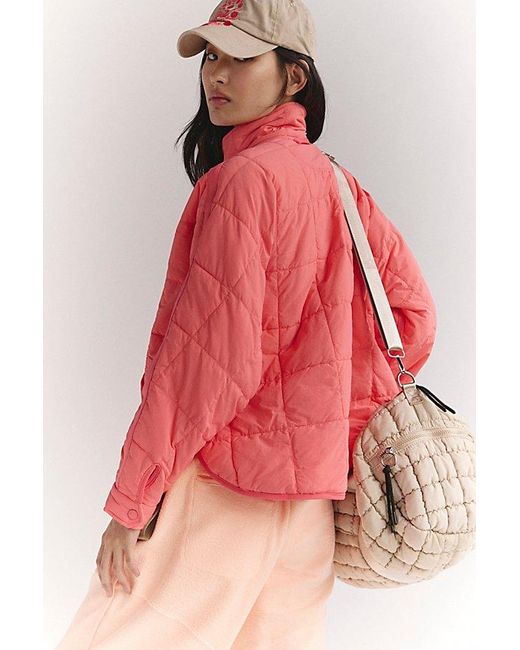 Fp Movement Red Pippa Packable Puffer Jacket