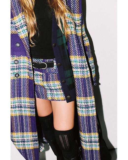 Free People Black Micah Herringbone Coat Jacket