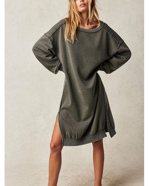 Free People Green We The Free Shelli Long Tunic