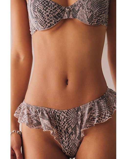 Only Hearts Black Snake Charmer Butterfly Bikini Undies