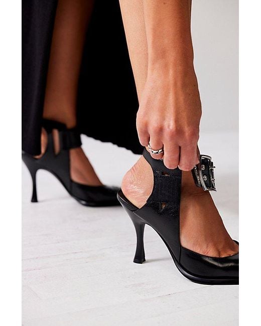 Jeffrey Campbell Black Presley Pointed Heels
