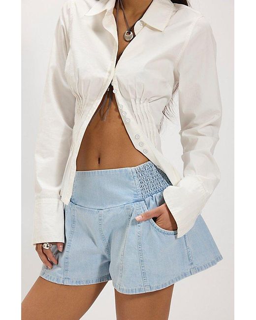 Free People Blue Luna Pull-On Shorts