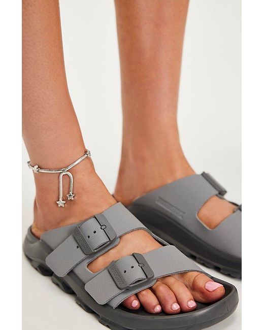 Birkenstock White Mogami Terra Slides
