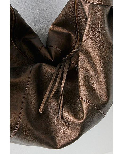 Free People Brown Slouchy Carryall