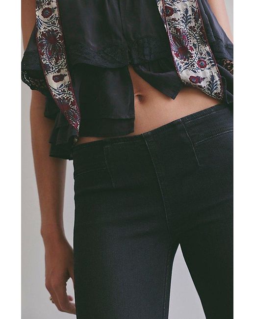 Free People Multicolor Alamo Low-Rise Flare Jeans