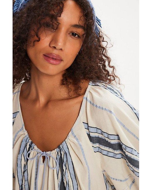 Free People White Bop Around Playsuit