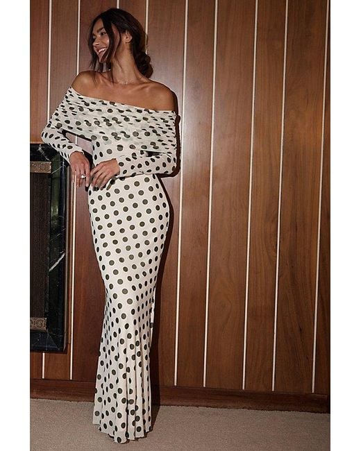 knee length dresses for ladies Retrofete Thelma Crochet Dress in BEIGE. Size Xs