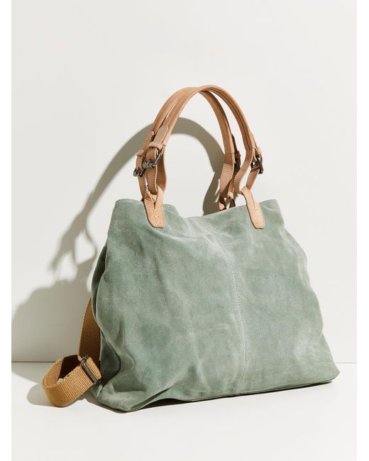 Free People Green Carson Convertible Backpack
