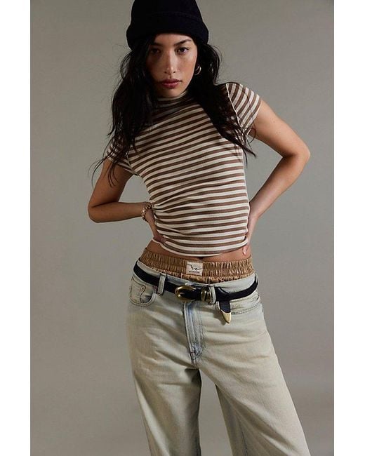 Free People Blue Siren Leather Belt
