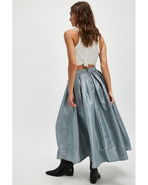 Free People Black Emilia Full Skirt