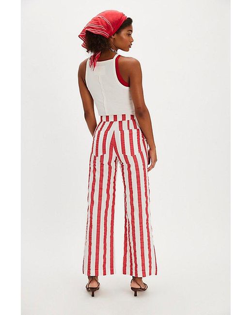 Thinking Mu Red Manolita Pants