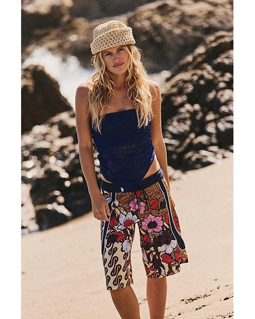FP x Rusty Black Charging Free Long Board Shorts